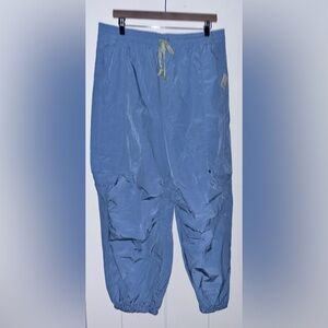 Free People Sporty Women XL Cargo Mid Rise Utility Pants Cool Classic Nylon‎